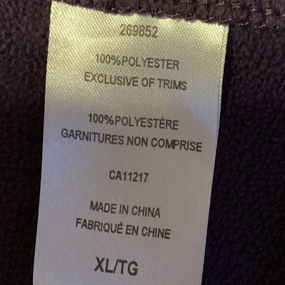 O'Neill Women's Fleece Zip Up Hoodie Purple Size XL Sports Gym Activewear Pocket - Picture 8 of 8